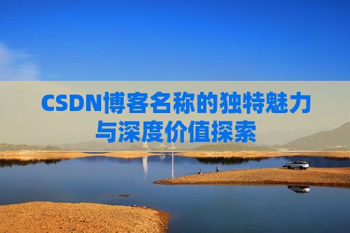 CSDN博客名称的独特魅力与深度价值探索